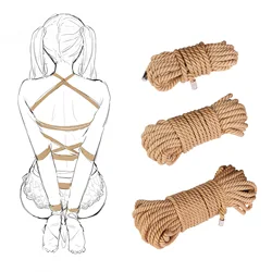 20M Sex Cotton Rope BDSM Restraint Slave Sex Toy Couple Restraints Sexope Adult 18+ Game Sextoy Handcuff Ankle Cuffs Toy Kits