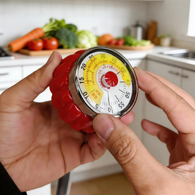 Picture 4: Kitchen Visual Countdown Baking Reminder with Magnetic Suction Mechanical Kitchen Gadget - Timer