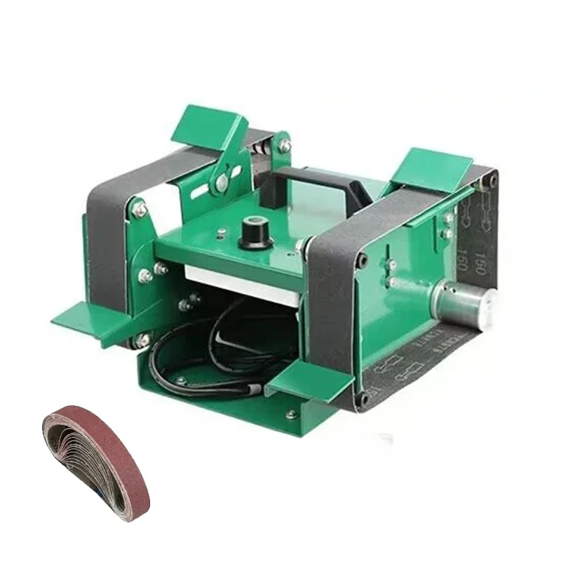 

DB-2 Motor Mini Belt Sander Electric Bench Grinder 304 Stainless Steel TableTop Polisher Sanding Machine Adjustable Speed