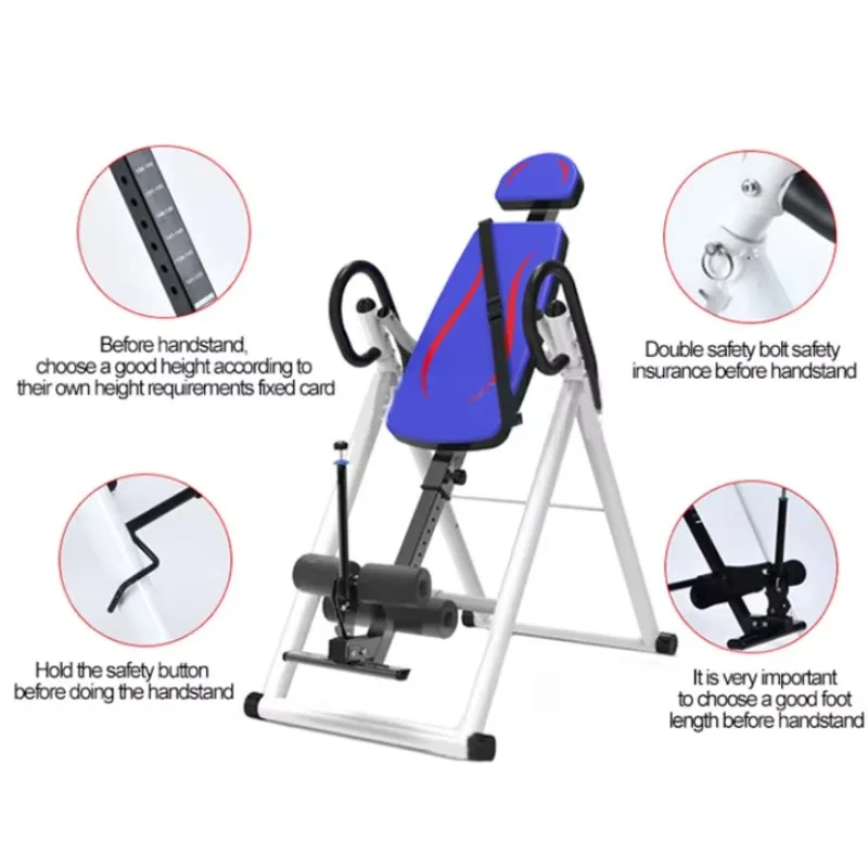 

Rotate Mini Inversion Table Gravity Relief Chair Handstand Stander Daily Fitness Use