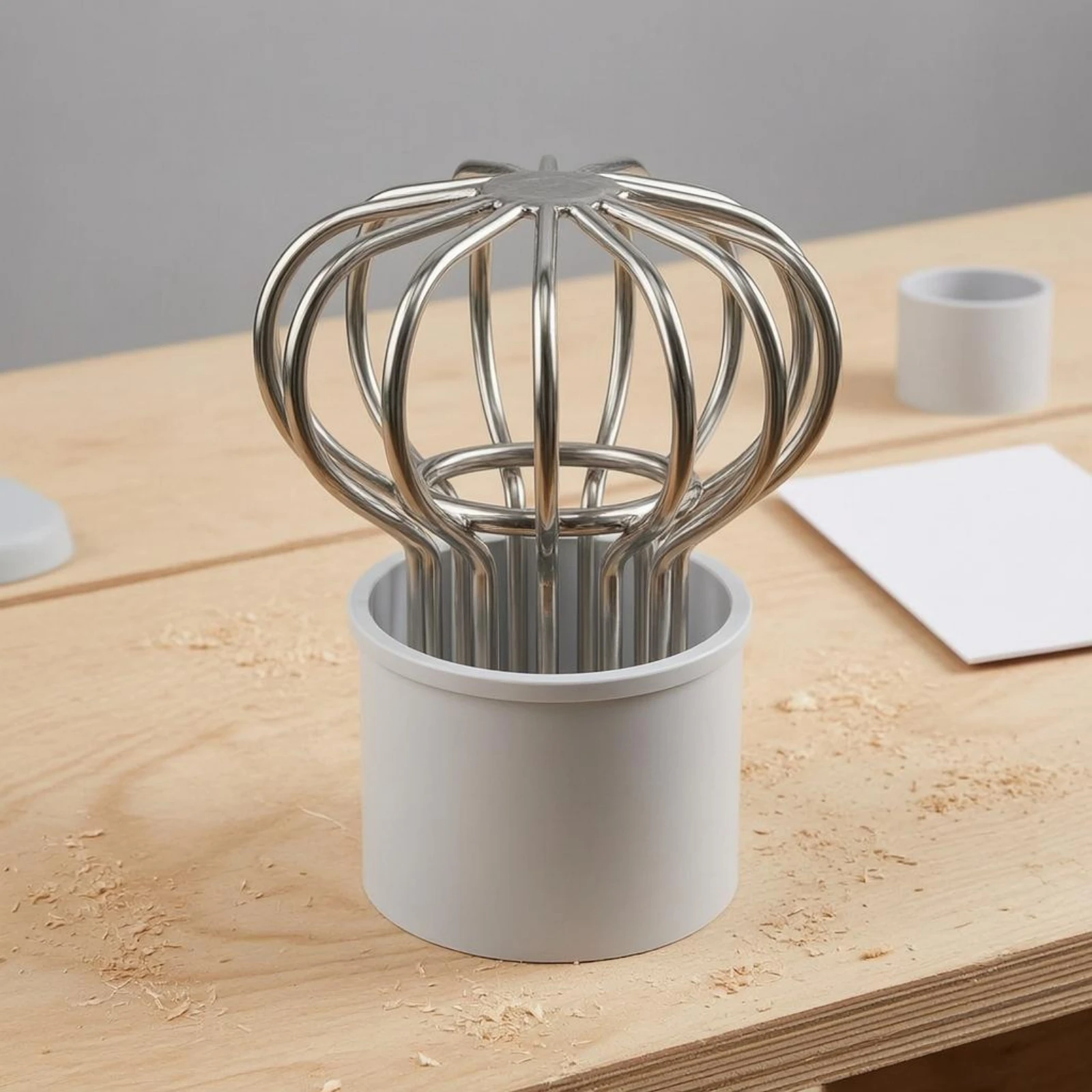 Wire Mesh Drain Cap Perforated Lattice Stainless Steel Drain Cover Downspout Filter Vertical Rods Garden Water Drainage