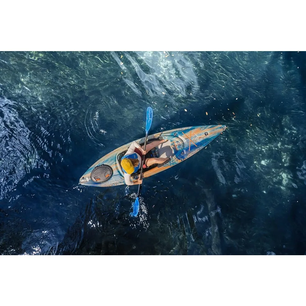 Argo 100XR - Premium Sit-in Recreational Kayak  Lightweight one Person Kayak  10 ft  Cosmos