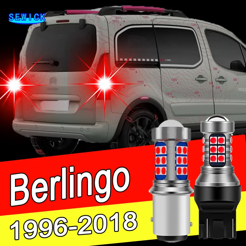 2pcs LED For Citroen Berlingo 1996-2018 2006 2007 2008 2009 2010 2011 2012 2013 2014 2015 2016 2017 Brake Light Bulb Accessories