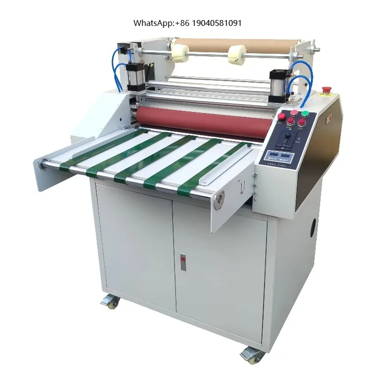 Semi-Automatic Pneumatic Hot Stamping Machine for Card Paper Aluminum Foil Embossing (220V) 630mm Working Width 10mm Thickness