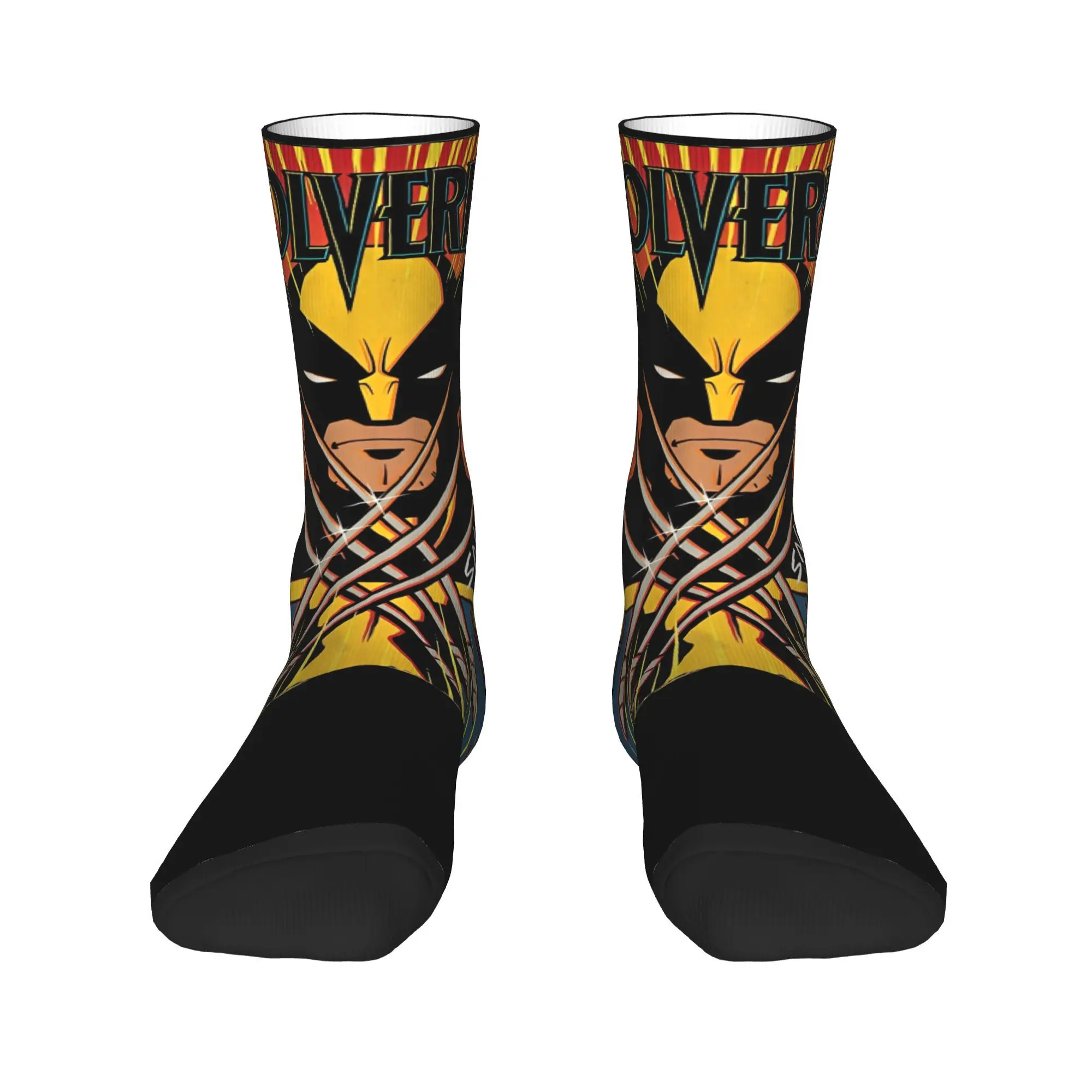 Men Women Studios X-Men -97 Wolverine Claws Snikt Socks Non-slip Home Dress  Socks Wonderful Gifts