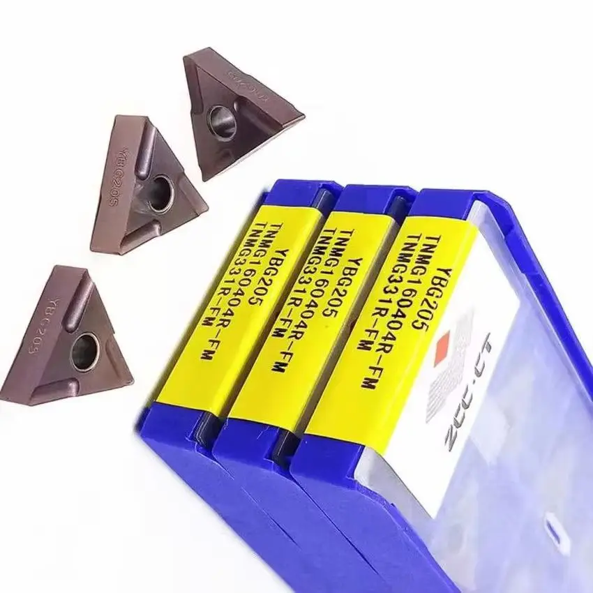 

TNMG160404R-FM YBG205/TNMG160404L-FM YBG205/TNMG160408R-FM YBG205/TNMG160408L-FM YBG205 ZCC.CT CNC carbide inserts 10pcs/box