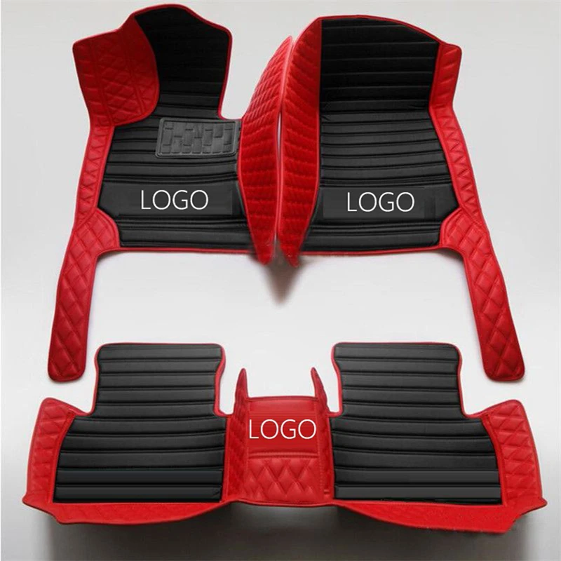 

Custom Car Floor Mat for Hyundai Ix35 2018-2024Elantra 2018-2023 Veloster 2011-2020 Interior Accessories Artificial Leather