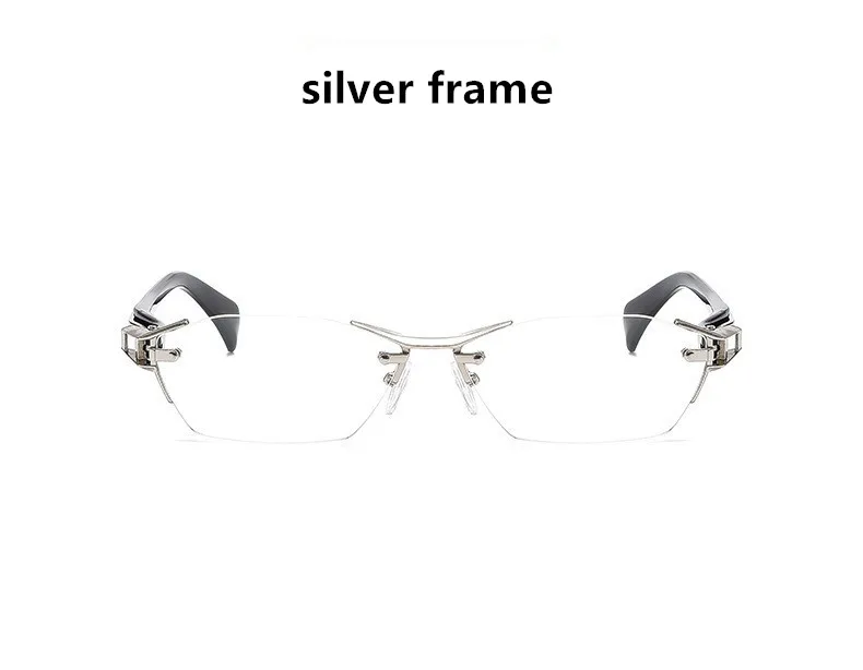 2025Neue Lesebrille für Männer und Frauen, randlos, Antiblulett, Brille, Unisex, photochrome Leser, modisch, Retro, vielseitig, Trendbrille – Detail 13