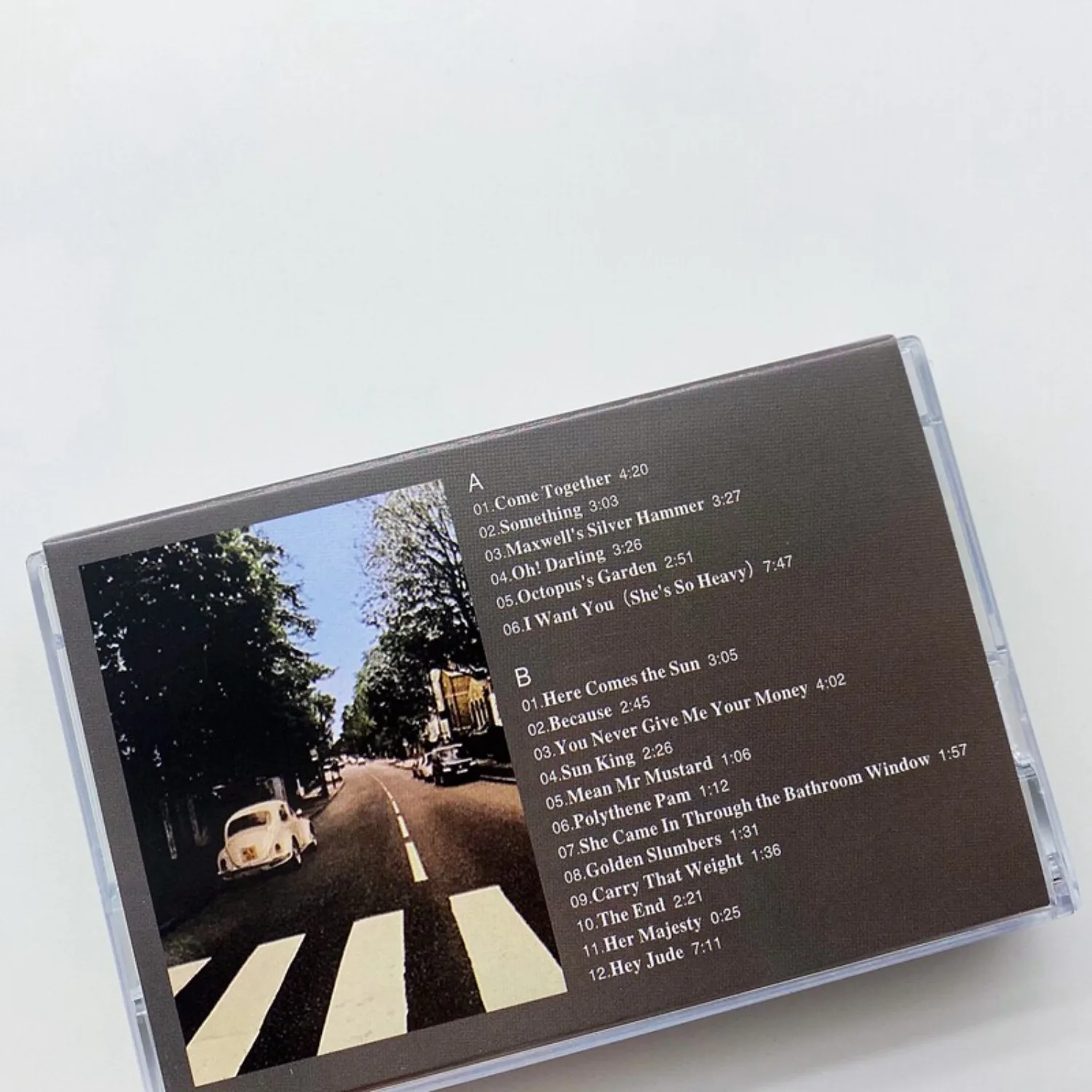 Cassete de Música Rock Clássico Ocidental, Capa de Fotografia de Zebra Crossing, Faixa Icônica de Rock Compatível com Walkman Retrô