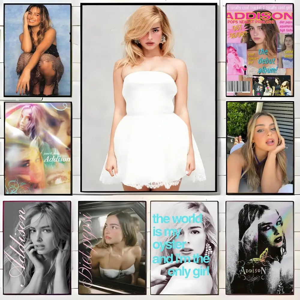 Social Star A-addison Rae Poster Wall Art Print Decorative Mural Home Decor Gift Unframed