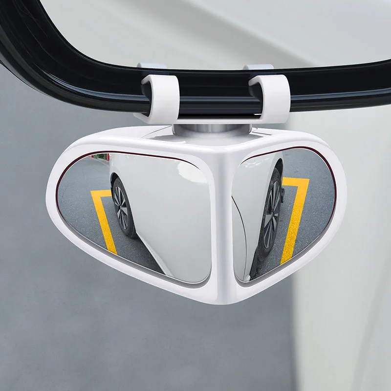 Car Mirror 360 Degree HD Adjustable Wide Angle Side Rear Mirrors Blind Spot Snap Way For Parking Auxiliary Rear View Mirror