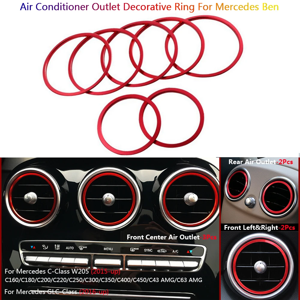 7pcs-red-car-ac-air-vent-outlet-inner-circles-frame-cover-trim-for-mercedes-benz-c-glc-w205-c253-x253-interior-decorative-rings
