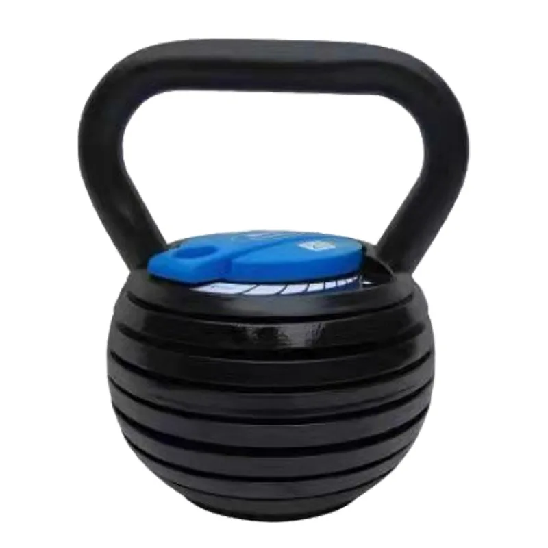 جرس Kettlebell قابل للتعديل 18 كجم لمسابقات اللياقة البدنية في صالة الألعاب الرياضية Kettlebell
