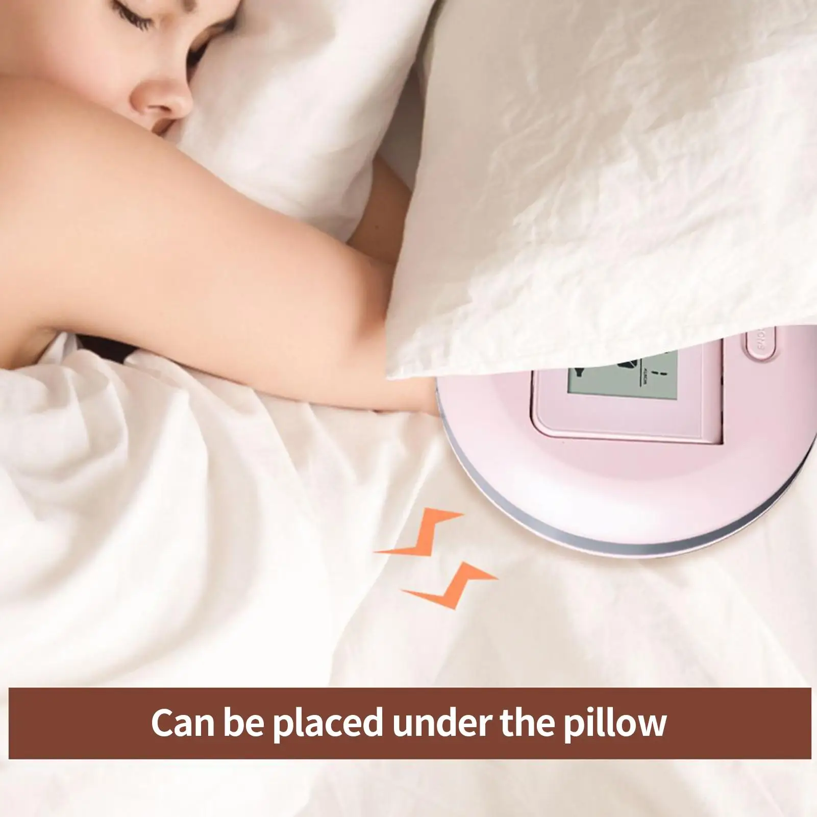 Vibrating Alarm Clock LED Backlight Vibrating Alarm Clock Bed Shaker Under Pillow Timekeeping Tool For Youth Family Friends Men