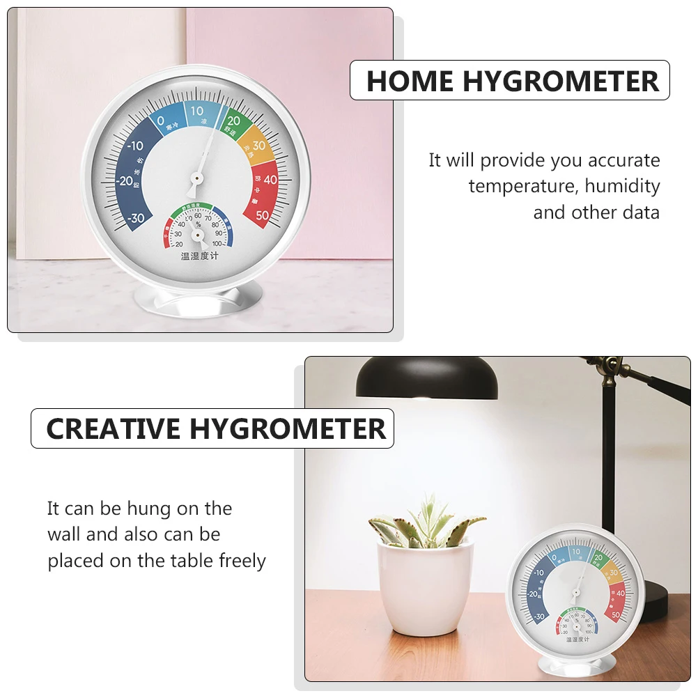 

Accurate Hygrothermograph Indoor Thermometer Home Hygrometer Creative Rabbit Independent Dual Display Novel Design Wall