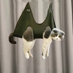 Pet clean beauty suspension Dog cat hammock cat and dog bath, trimming nails to assist cat bag