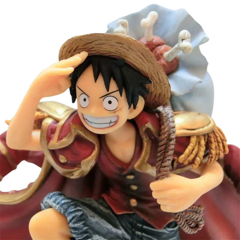 Echte Bandai einteilige Scultuers der Top-Krieg Ruffy Overlook Anime Action figuren Modell Sammler geschenk für Spielzeug Hobbys Kinder