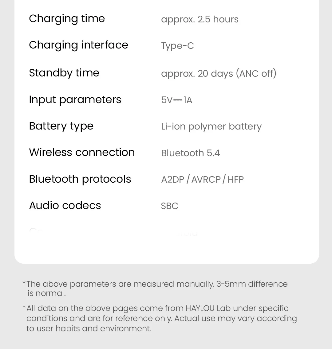 Haylou S30 Wireless Bluetooth 5,4 Kopfhörer 43db Adaptive Noise Cancel ling Headsets 40mm Treiber 80h Playtime Ohrhörer – Detail 24