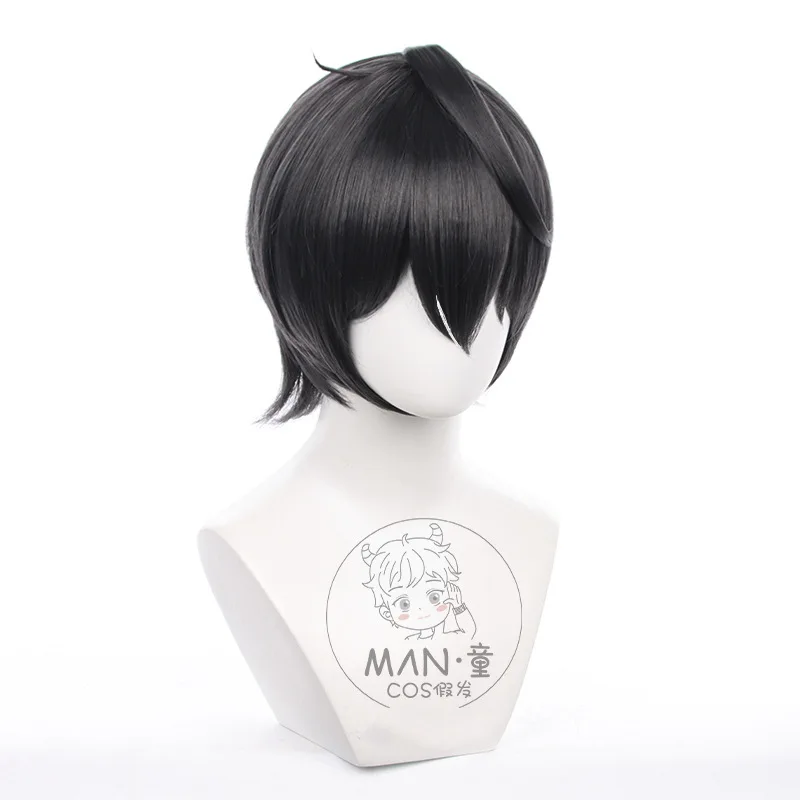 Ensemble Stars!! Ritsu Sakuma Cosplay Wig ES Knights Deep Gray Short Hair Halloween Gift