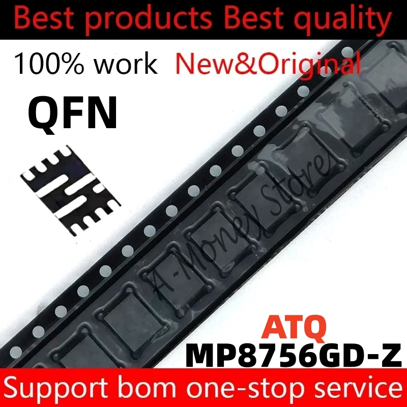 

(5pcs)MP8756GD-Z MP8756GD MP8756 ATQ QFN-12