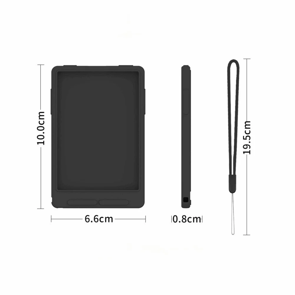 Soft Silicone Protective Cover Shock Resistant Washable Surface Protective Shell Water Resistant with Lanyard for XTEINK X3