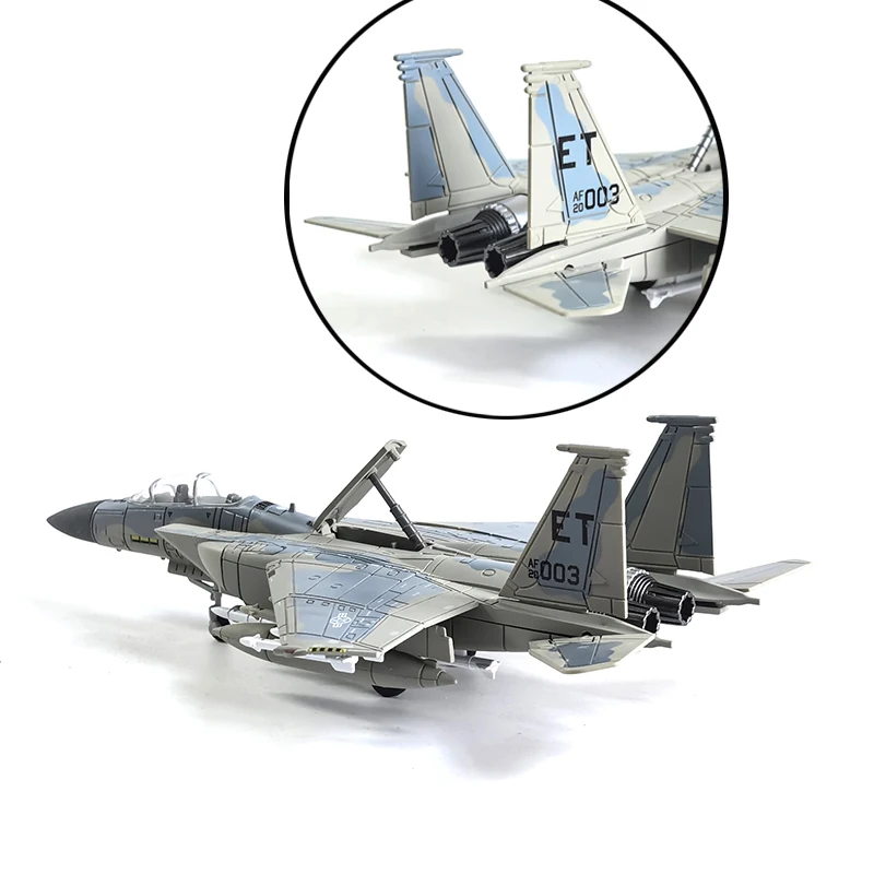 New Creative Military Series Building Blocks Toys F15 Attack Aircraft Model Fighter F16 SU27 YF23 Aircraft Airplane Toy