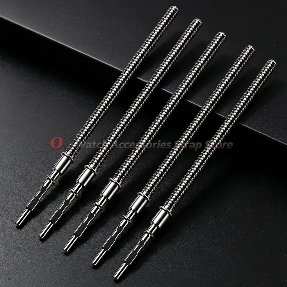 Metal Watch Winding Stem For VK63 VK64 VK67 VK68 VK61 Replacement Steel Movement Kit Stem For VK63 Movement Crown Stem Watchmake