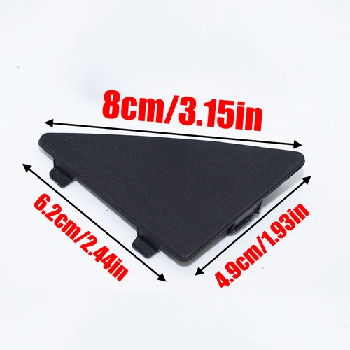 Imagen 2 del producto Cubierta triangular del parachoques delantero para Mazda 3 Axela BM tapa embellecedora izquierda derecha piezas de repuesto de estilo de coche 2013 2014 2015 2016 negro