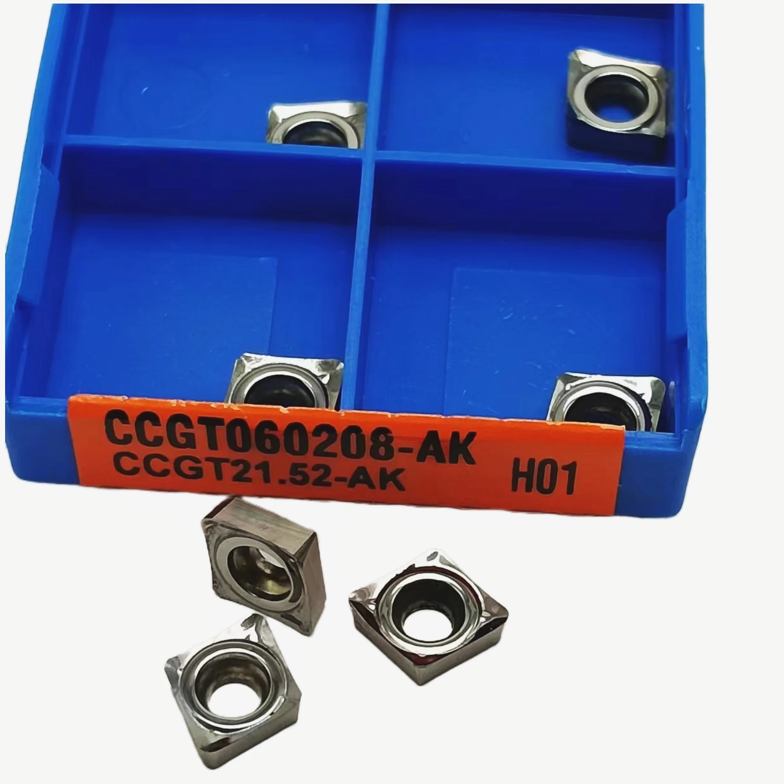 CNC أداة قطع تحول الألومنيوم ، CCGT060202 CCGT060204 cccgt060208 AK o1 إدراج كربيد CCGT120402