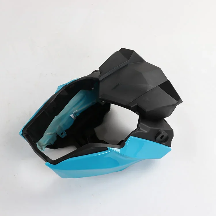 Motorcycle Original Glare Diversion Hood Large Lampshade Decorative Panel Instrument Case Back Light Box for Haojiang Hj150-7a