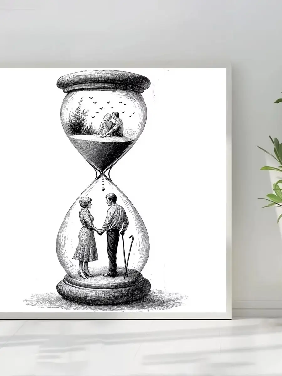 1 Stück 50x50 cm/19,69 Zoll, 11CT/14CT Kreuzstich-Set, DIY-Valentinstagsgeschenk, Stickerei-Set für Feste, Tiermotiv – Detail 1