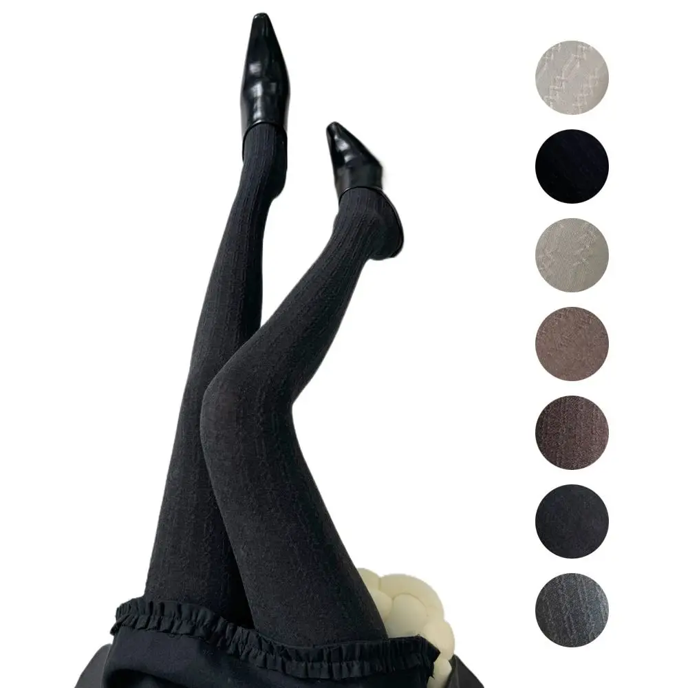 

Универсальные колготки в вертикальную полоску, винтажные зимние колготки цвета Murad, тонкие терможенские чулки