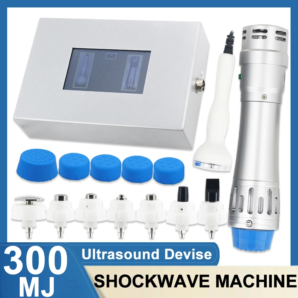 New Professional Shockwave Therapy Machine Heal Muscle Strains Body Pain Relieve Ultrasound 2 in 1 Shock Wave For ED Treatment