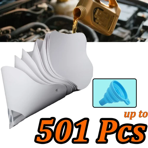 Filtro de pintura para coche, malla de papel desechable, malla de pulverización de pintura para coche, colador de embudo de papel, embudo de papel cónico de nailon micrón, 2-501 Uds.