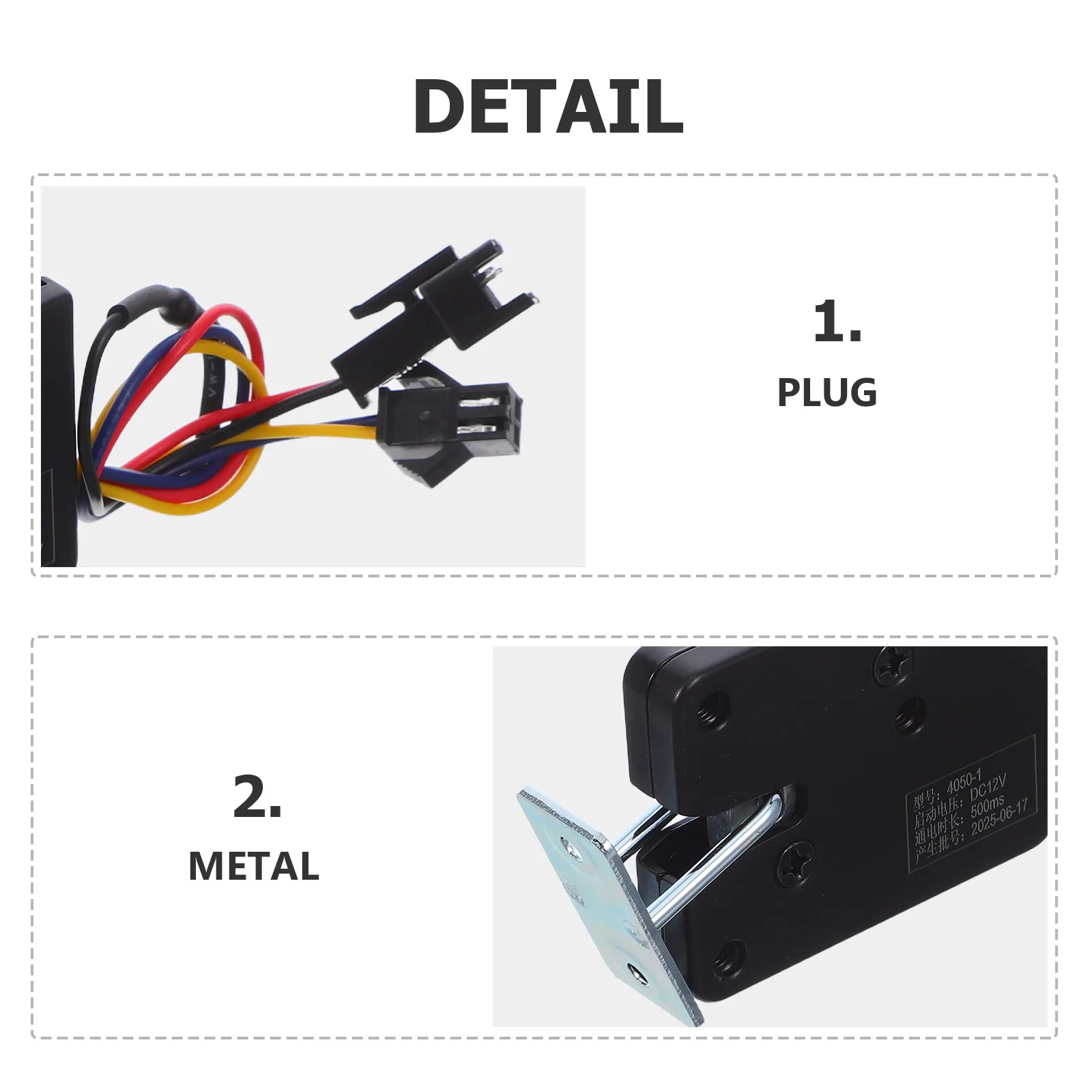 Electronic Rotary Latch Smart Electric Lock Waterproof Motorized Auto Locker Door Lock for Logistics Cabinet Vending Machine
