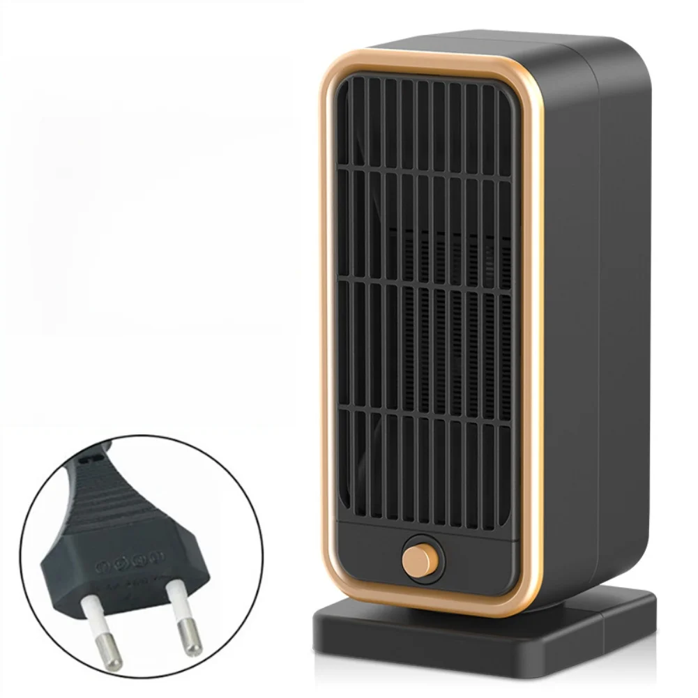 

PTC Vertical Fan Heater with Energy Saving Three Fan Speed Modes Overheat Protection and Automatic Power Off for Safe Indoor Use