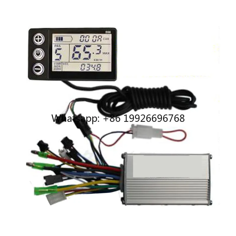 

Контроллер бесщеточного мотор-колеса 24В/36В/48В 250Вт-1000Вт с ЖК-дисплеем S866, аксессуары для электровелосипедов и электросамокатов