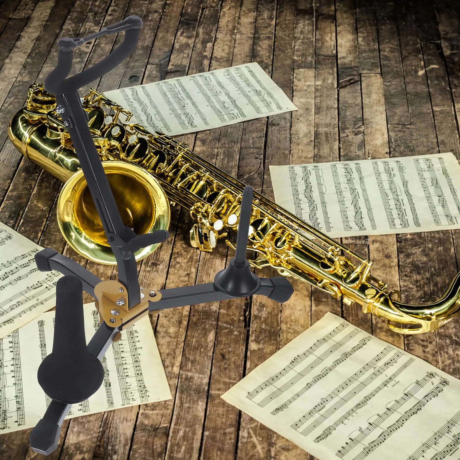 

Saxophone Stand Tenor Alto Holder Folding Portable Clarinet Stands Foldable Hanger