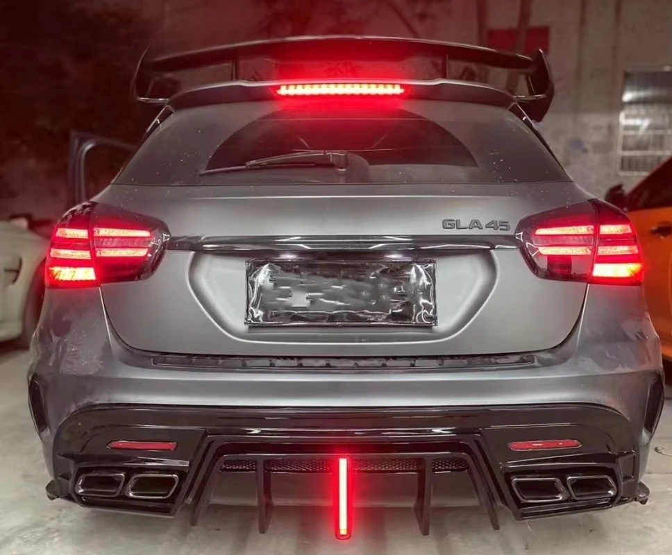 طقم ألياف الكربون عالي الجودة لمجموعة هيكل GLA45 #5