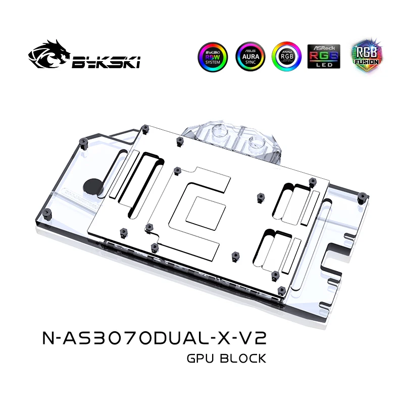 パーツ BlankV Bykski GPU Block For ASUS DUAL TUF KO RTX 3070 3060Ti 3060
