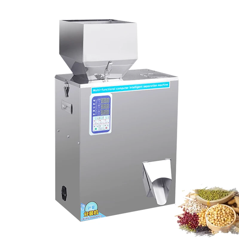 10-999g Intelligent Filling Machine Tea Grain Weighing Machine Medicine Fruit Seed Filling Powder Filling Machine 110V 220V