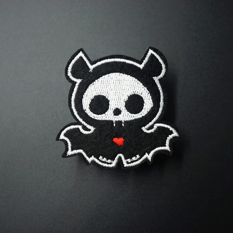 Ghost Size:5.2x5.3cm Badges Patch Jeans Bag Hat Clothes Apparel Sewing Decoration Applique Bagde Patches Accessories