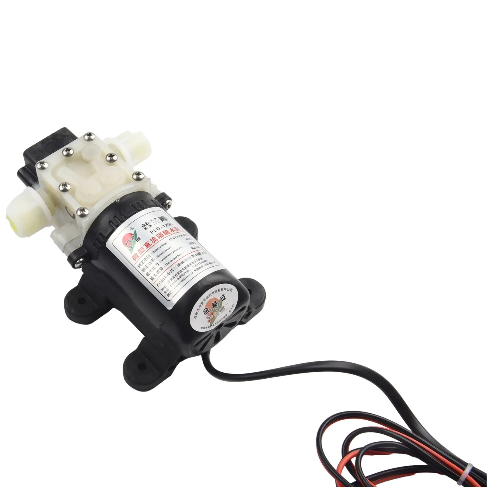 1.5m Length Pump Body Connecting Pipes Input Hose 6mm/8mm Output Diameter 12mm 4.0L Flexible Safety 45W Diaphragm