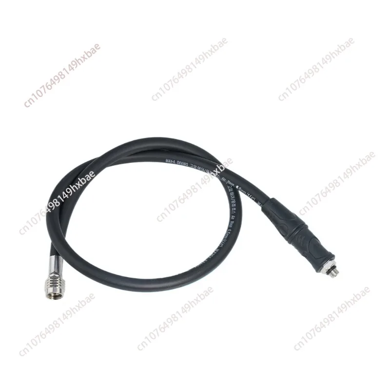 Diving Second Stage Regulator Hose PVC Aluminum Alloy Explosion Proof Multifunction Diving Medium Pressure Hose for Diving