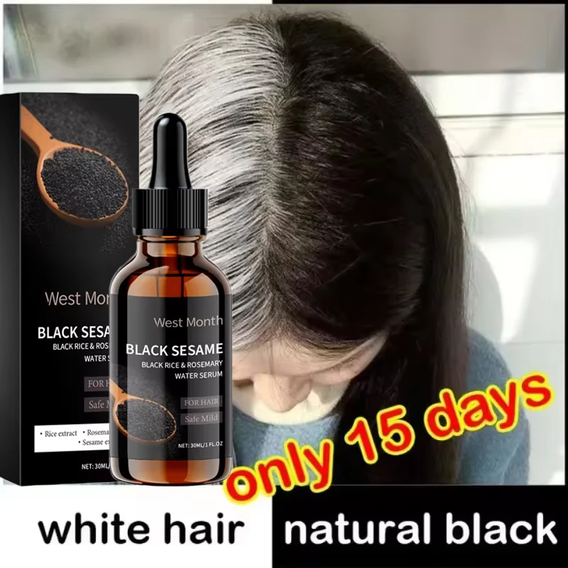 

Анти-серо-белая сыворотка для волос, жидкая от белого до черного цвета, натуральный цвет, восстановление, питательные средства для кожи головы, уход за волосами против выпадения для мужчин и женщин