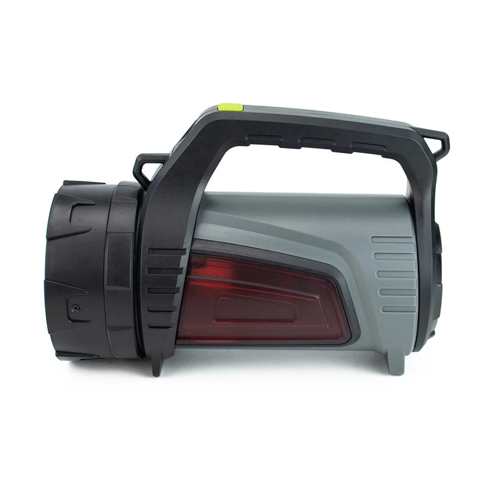

Rechargeable Work Light Handle Button with Triangle Red Light Long Range Portable Handheld Campinglight Emergency Flashlight