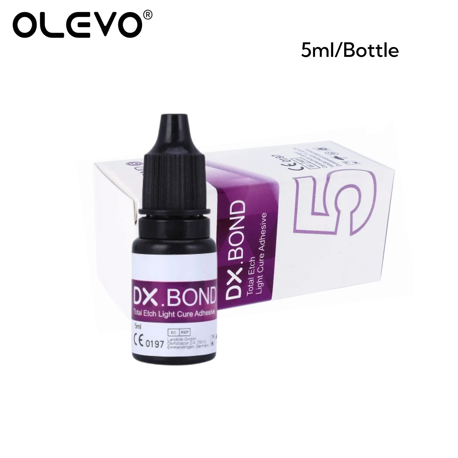 กาวติดวัสดุอุดฟันชนิดเรซินสำหรับงานอุดฟัน วีเนียร์ อินเลย์ ฟื้นฟูช่องปาก ขนาด 5 มล. ชนิด Total Etch Light Cure