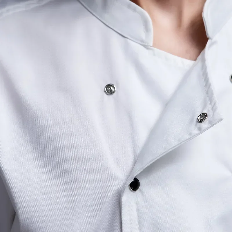Pizza Chef Uniform Restaurant Food Service Work Wear Short Sleeve Chef Overalls Catering Hotel Kitchen Jacket Pastry Cook Coat