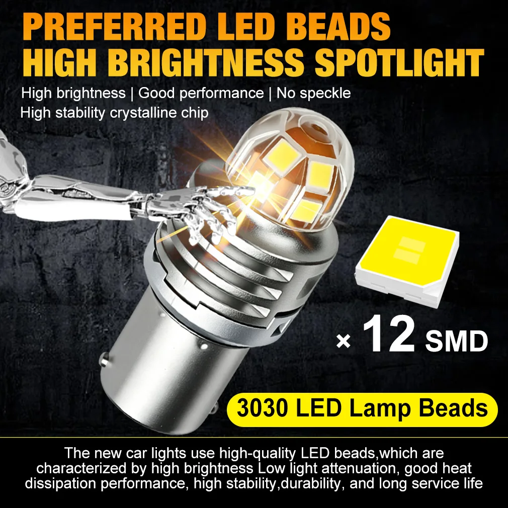 W16W T15 LED T16 Bulb Canbus Error Free Backup Reverse Led 921 912 LED Bulbs Car Lights Brake Lamp Stop Light White 12V