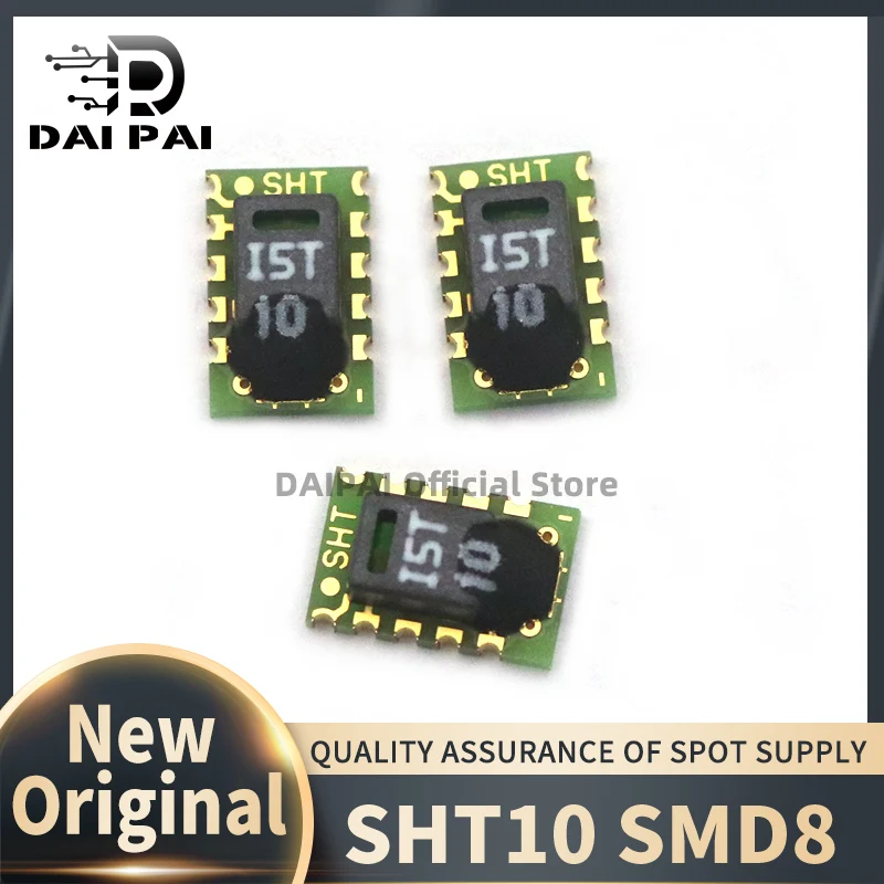 (10-20Pcs/Lot) 100% New original SHT10 smd8 digital temperature and humidity sensor